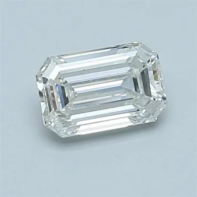 0.91ct H VS2 Rare Carat Ideal Cut Emerald Diamond