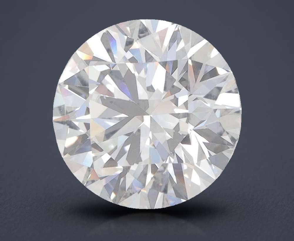 4.04ct F VVS1 Rare Carat Ideal Cut Round Lab Grown Diamond