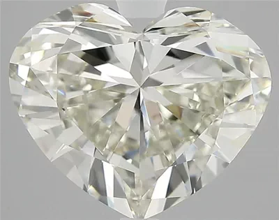 4.06ct K VVS1 Good Cut Heart Diamond