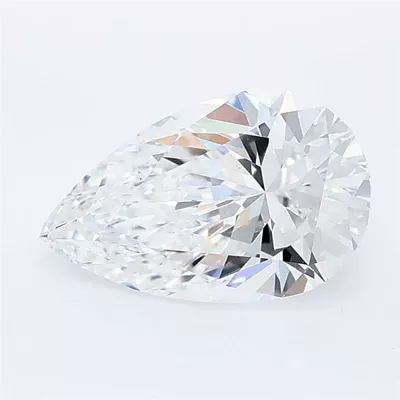 1.51ct D VS2 Very Good Cut Pear Lab Grown Diamond