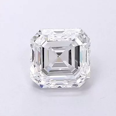 0.71ct D VS1 Rare Carat Ideal Cut Asscher Lab Grown Diamond