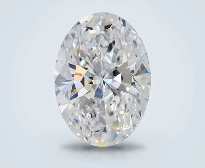 2.07ct D VVS1 Rare Carat Ideal Cut Oval Lab Grown Diamond