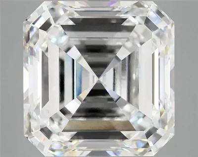 10.06ct F VVS2 Good Cut Asscher Lab Grown Diamond