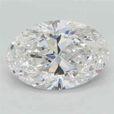 5.02ct D VVS2 Rare Carat Ideal Cut Oval Lab Grown Diamond