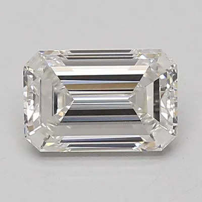 1.29ct E VVS2 Rare Carat Ideal Cut Emerald Lab Grown Diamond