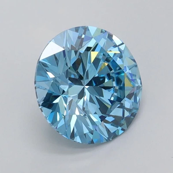 1.53 Carat · Blue · Fancy Vivid · VVS2