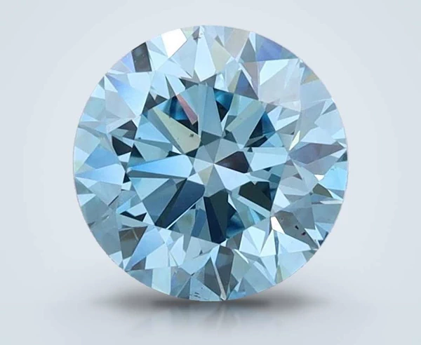 1.52 Carat · Blue · Fancy Vivid · VVS2