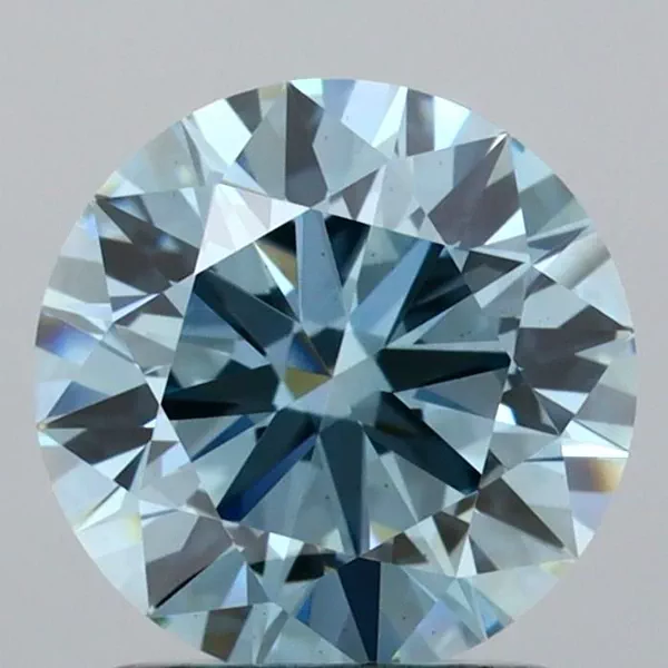 1.55 Carat · Blue · Fancy Vivid · VS2