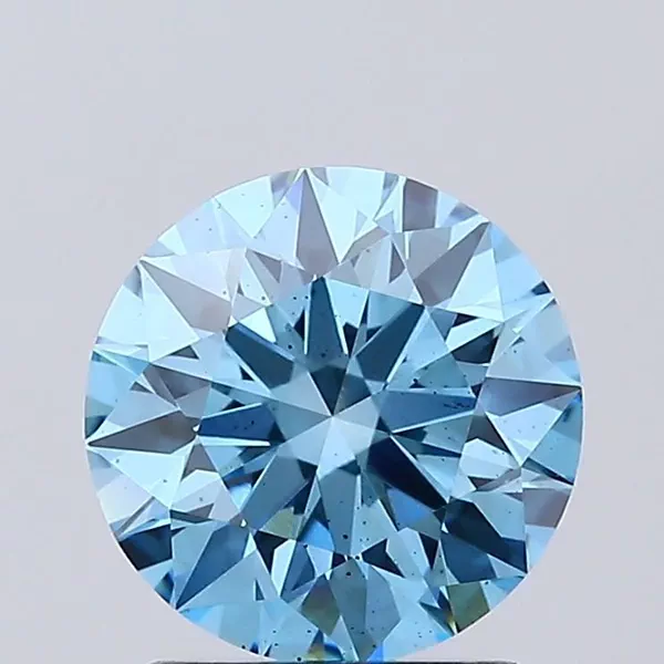 1.52 Carat · Blue · Fancy Vivid · VS2