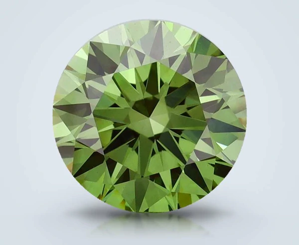 1.54 Carat · Green · Fancy Vivid · VVS2