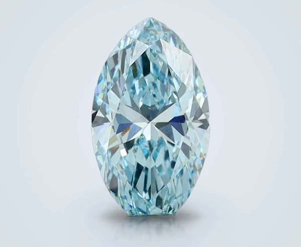 1.39 Carat · Blue · Fancy Vivid · VVS2