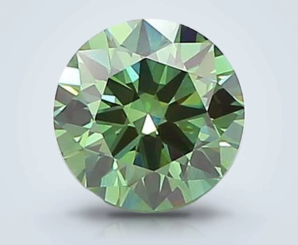 1.53 Carat · Green · Fancy Vivid · VVS2