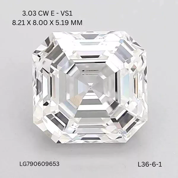 3.03 Carat · E · VS1 Rare Carat Ideal Cut