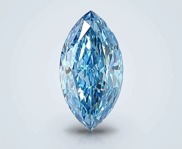 1.49 Carat · Blue · Fancy Vivid · VVS2
