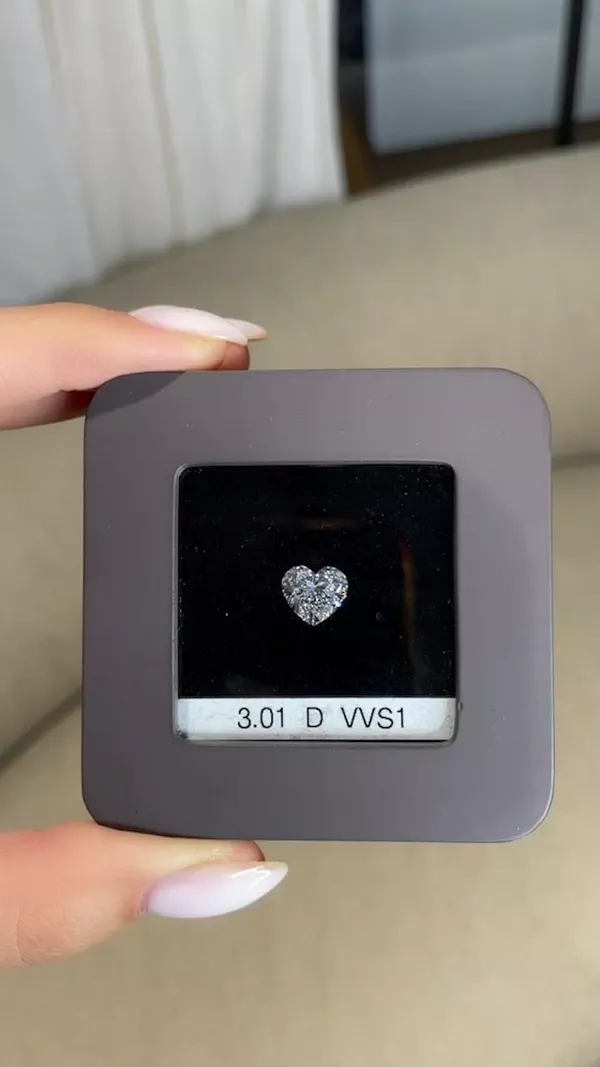 3.01 Carat · D · VVS1 Rare Carat Ideal Cut