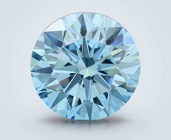 1.58 Carat · Blue · Fancy Vivid · VVS2