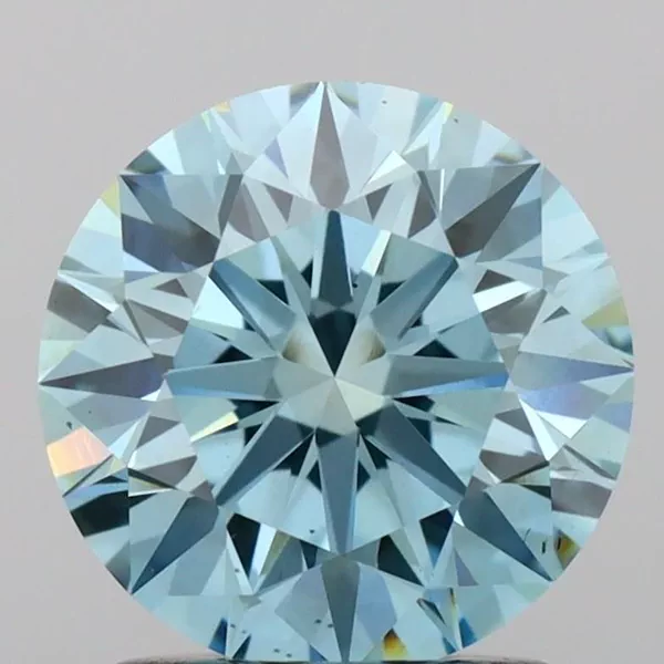 1.55 Carat · Blue · Fancy Vivid · VS2
