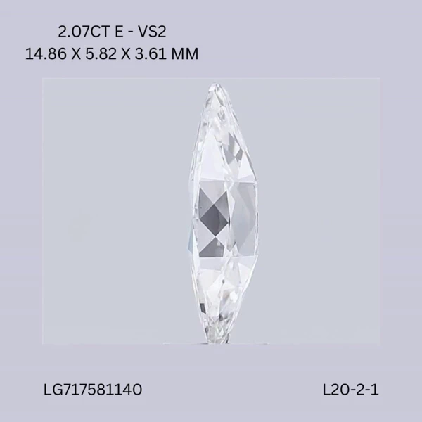 2.07 Carat · F · VS2 Rare Carat Ideal Cut
