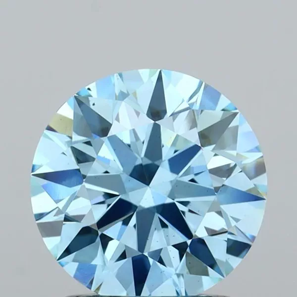 1.53 Carat · Blue · Fancy Vivid · VS2