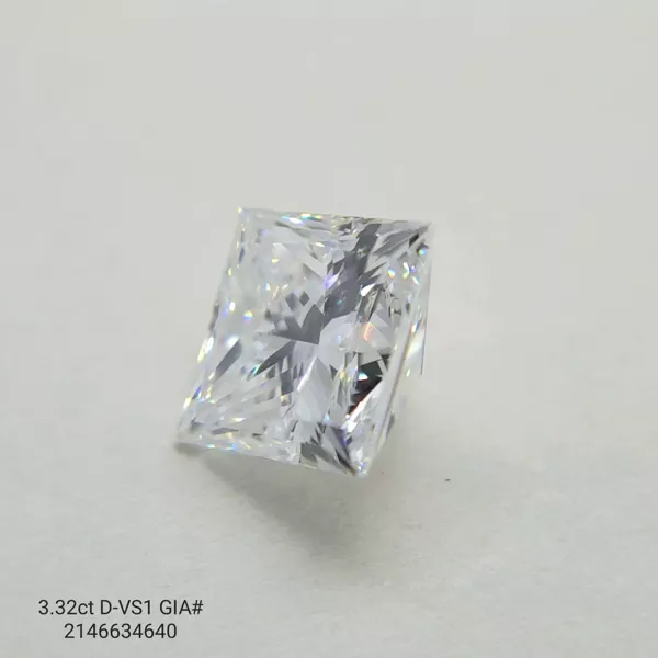 3.32 Carat · D · VS1 Rare Carat Ideal Cut