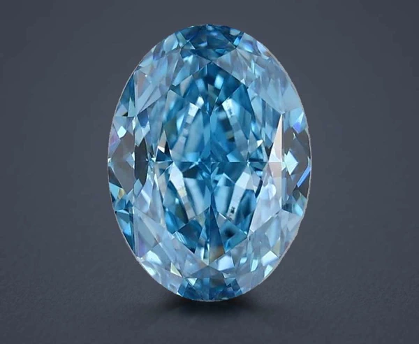 1.36 Carat · Blue · Fancy Vivid · VS1