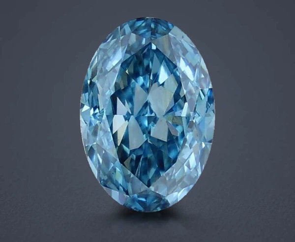 1.38 Carat · Blue · Fancy Vivid · VS1