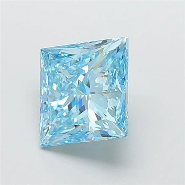6.18 Carat · Blue · Fancy Vivid · VVS2