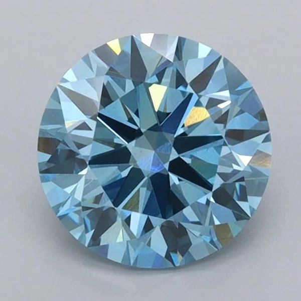 1.54 Carat · Blue · Fancy Vivid · VVS2