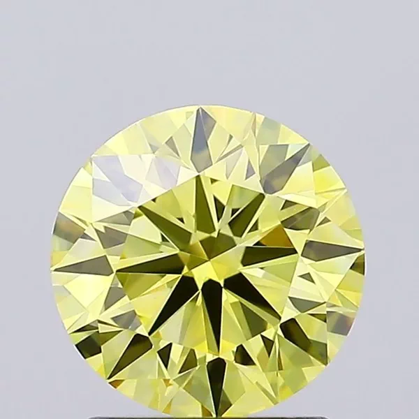 1.37 Carat · Yellow · Fancy Vivid · VVS2