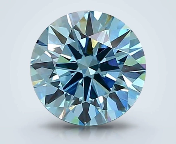 1.58 Carat · Blue · Fancy Vivid · VVS2