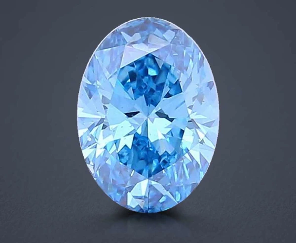 1.36 Carat · Blue · Fancy Vivid · VS2