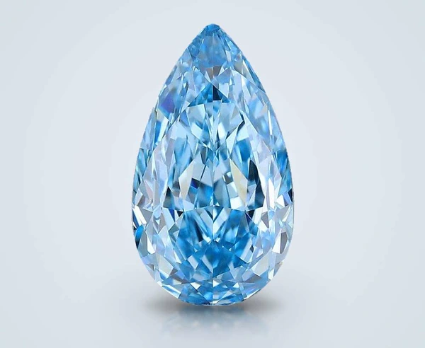 1.38 Carat · Blue · Fancy Vivid · VVS2