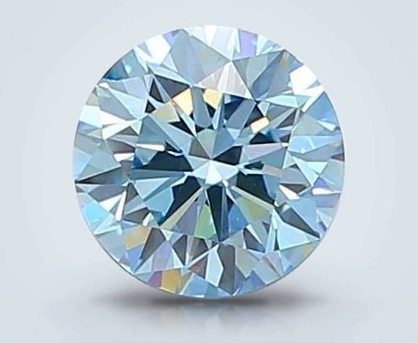 1.53 Carat · Blue · Fancy Vivid · VVS2