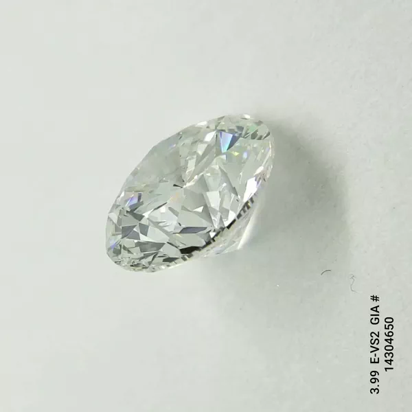 3.99 Carat · E · VS2 very good Cut
