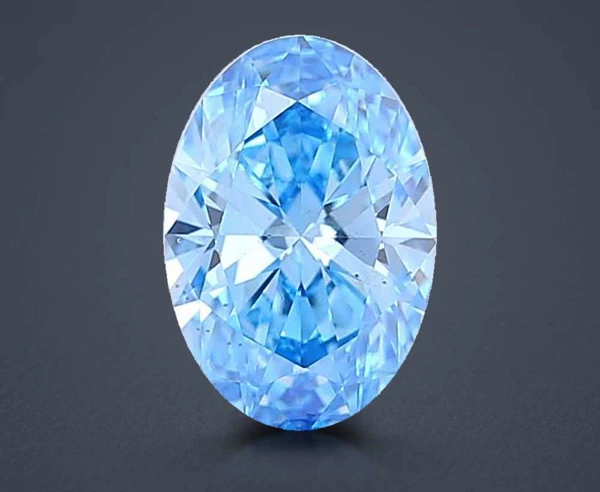 1.38 Carat · Blue · Fancy Vivid · VS2