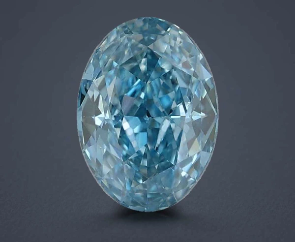 1.34 Carat · Blue · Fancy Vivid · VS2
