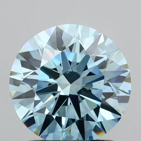 1.53 Carat · Blue · Fancy Vivid · VS1