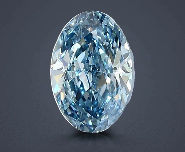 1.36 Carat · Blue · Fancy Vivid · VS1