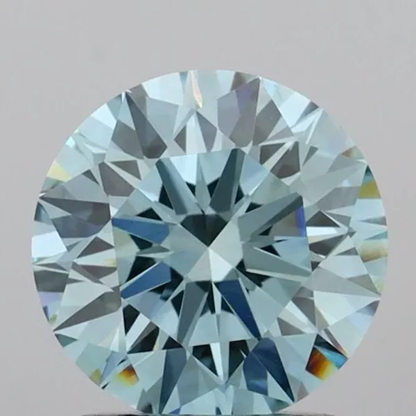 1.53 Carat · Blue · Fancy Vivid · VVS2