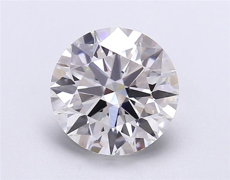 2.73ct F VS1 Rare Carat Ideal Cut Round Lab Grown Diamond