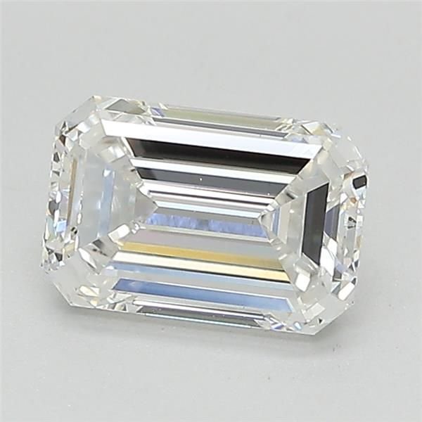 1.35ct D VVS2 Rare Carat Ideal Cut Emerald Lab Grown Diamond