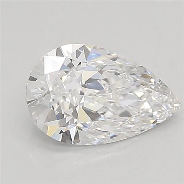 0.91ct D VVS2 Rare Carat Ideal Cut Pear Lab Grown Diamond