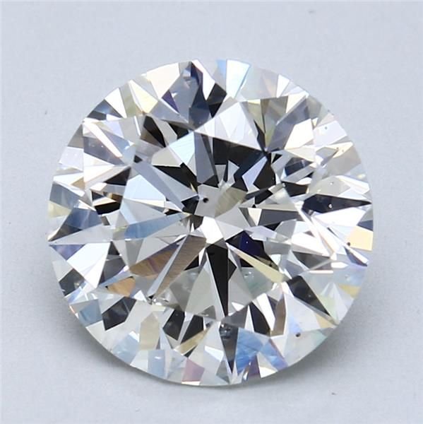 4.02ct G SI1 Rare Carat Ideal Cut Round Diamond