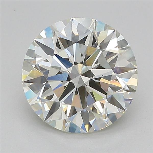 2.12ct J VS1 Rare Carat Ideal Cut Round Lab Grown Diamond