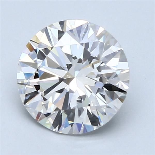 2.22ct F VS1 Rare Carat Ideal Cut Round Diamond