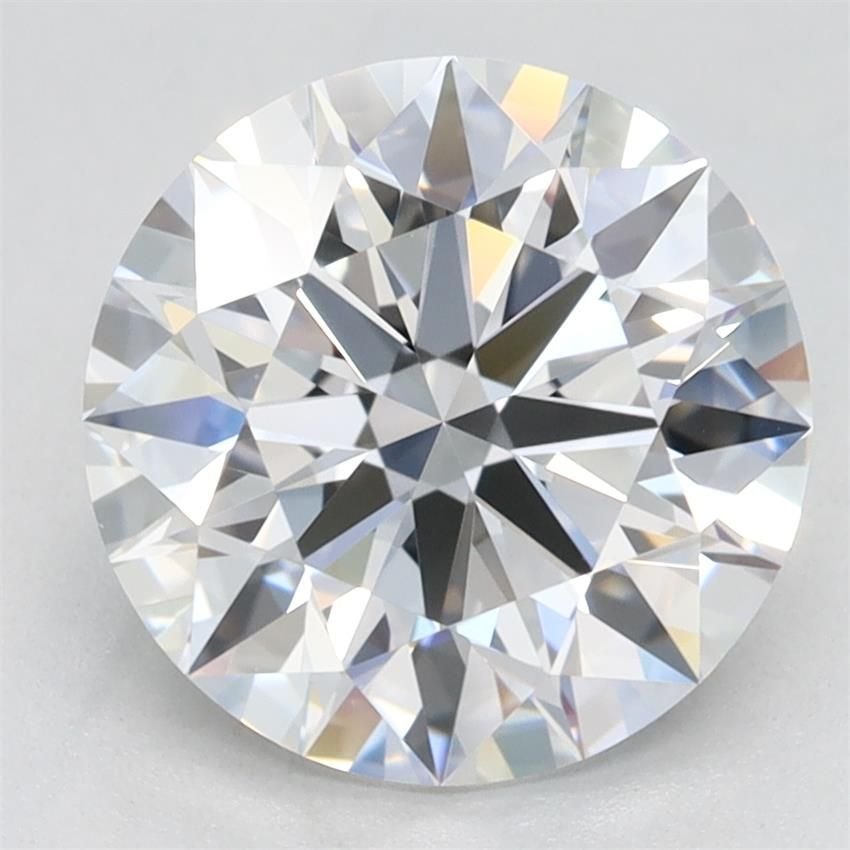 2.60ct D VVS1 Rare Carat Ideal Cut Round Lab Grown Diamond