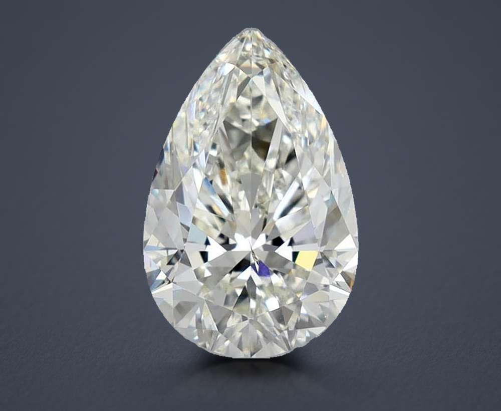 3.01 Carat Pear Natural Diamond
