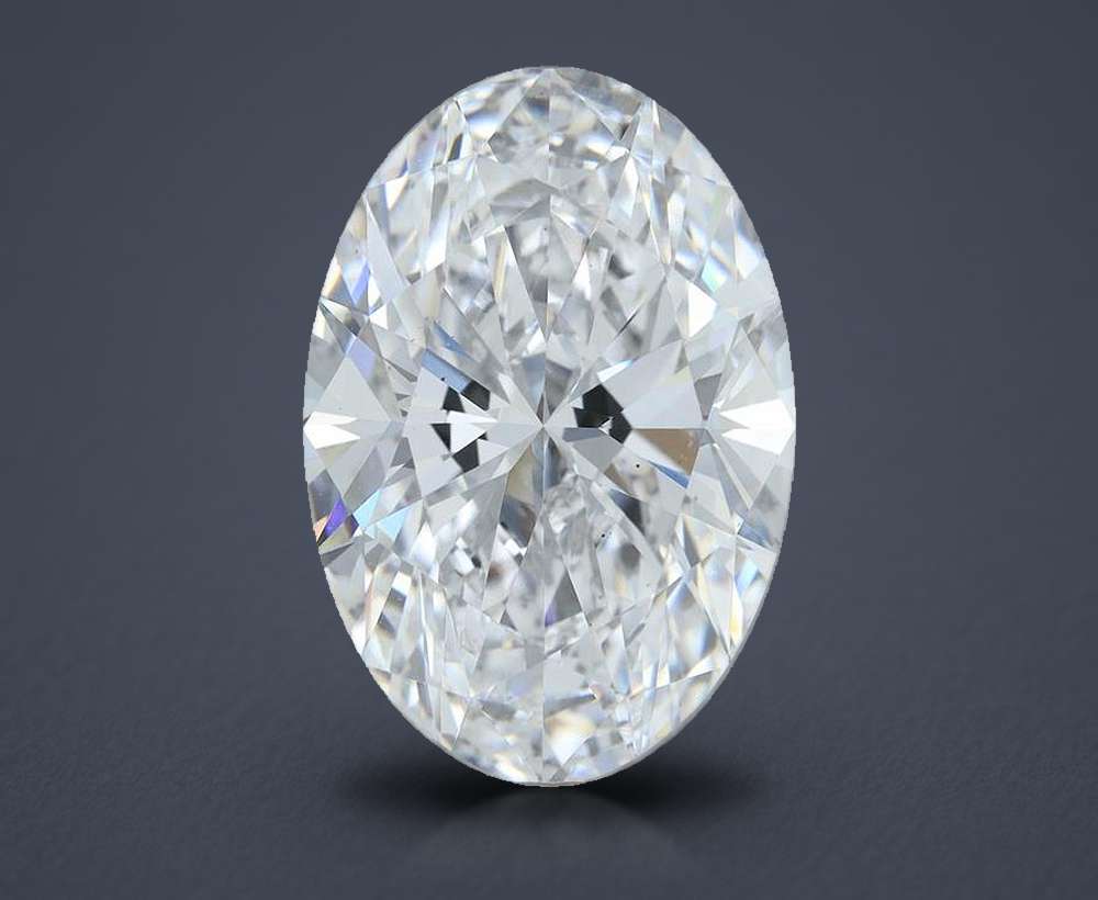 7.33 Carat Oval Lab Diamond