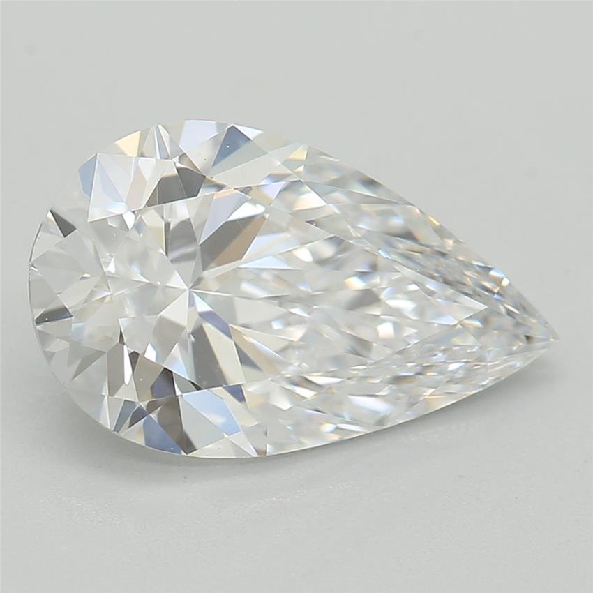 1.60ct D VS1 Rare Carat Ideal Cut Pear Lab Grown Diamond