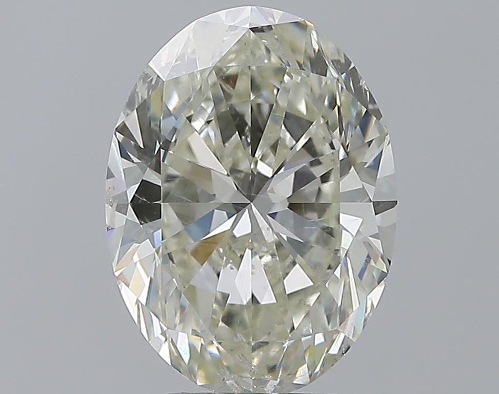 3.50ct K SI2 Rare Carat Ideal Cut Oval Diamond